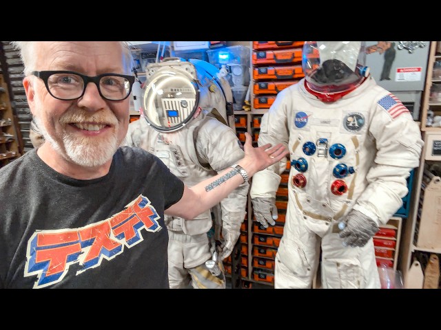 Adam Savage Builds Custom Spacesuit Mannequins!