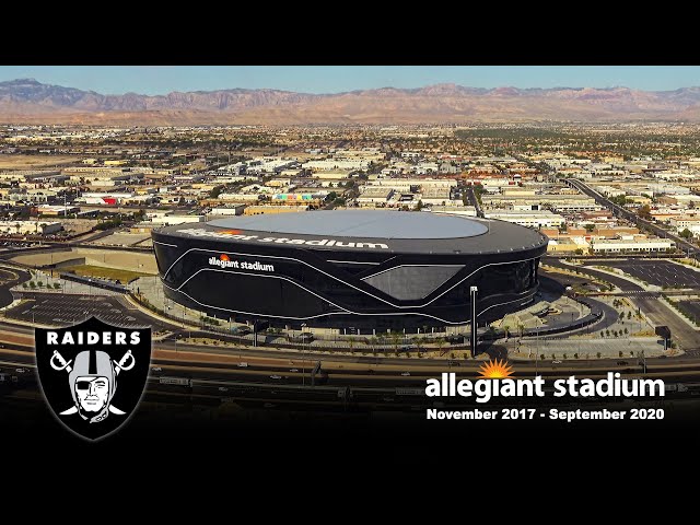 Raiders Allegiant Stadium - Must-see 4K time-lapse movie