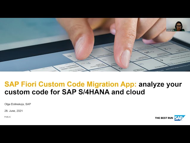 SAP Fiori Custom Code Migration App: analyze your custom code for SAP S/4HANA and cloud (Americas)