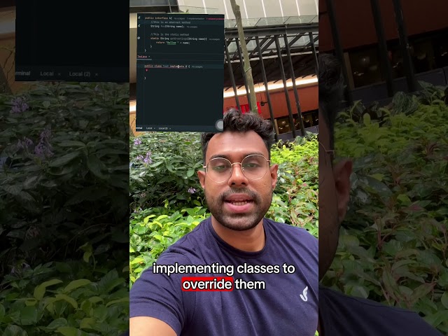 Static Method introduced in Java 8….💻#programming #coding #java #Tech #FYP #ForYou #TechEducation