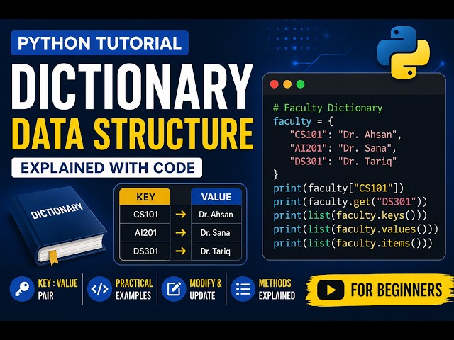 Lab-11 part-2 | Python Programming Tutorial | Dictionaries with Practical Coding Examples