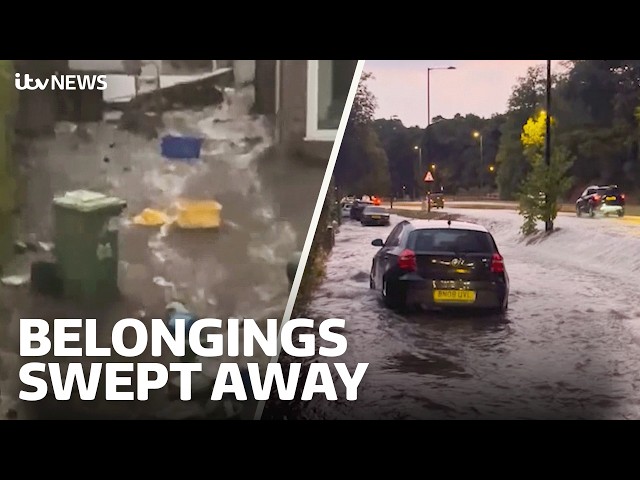 Homes flooded in Birmingham after thunderstorms and torrential rain