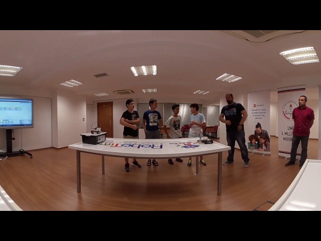 İzmir EBA RoboKod Yaz Okulu ultrasonic sensor uygulaması