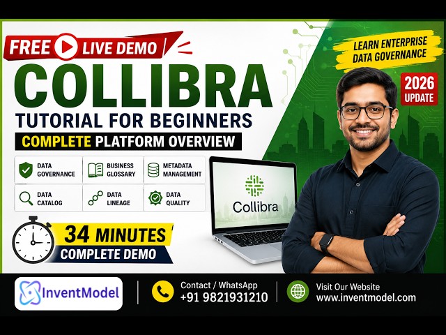 Collibra Tutorial for Beginners 2026 | FREE 34-Minute Live Demo | Data Governance, Data Catalog