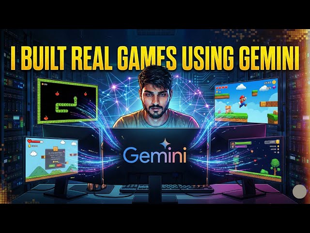 I Built Real Games Using Google Gemini (This Was Insanely Easy)