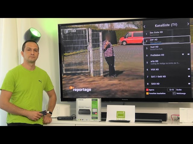 Senderliste sortieren DVB-T2 HD - Samsung Media Box lite GX MB540TL