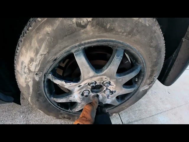 Nurse Lady was crying because she had a flat. I hope I made her day better. #roadside #help #car #yt