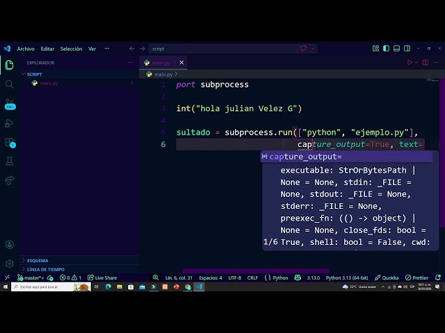 SUBPROCESS PYTHON