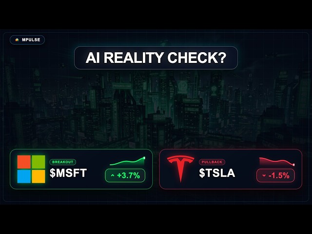 Stock Market Today: MSFT Jumps +3.6%, TSLA Drops, AAPL | Closing Bell