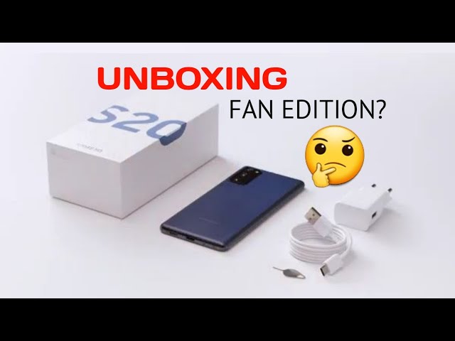 Samsung Galaxy S20 FE UNBOXING AND INITIAL IMPRESSIONS