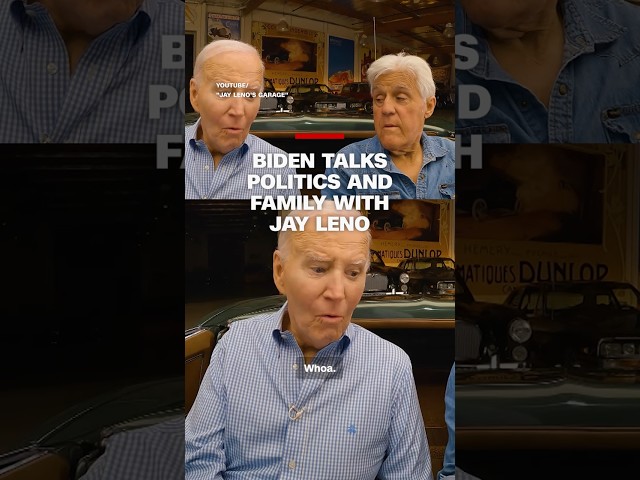 Biden talks politics and family with Jay Leno
