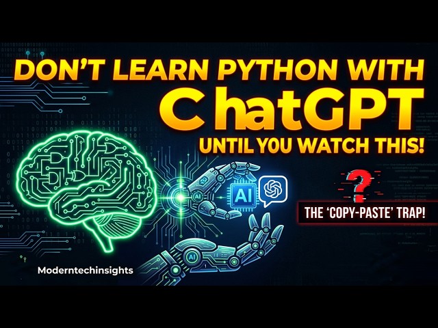 Don't Learn Python with ChatGPT Until You Watch This! Pros & Cons