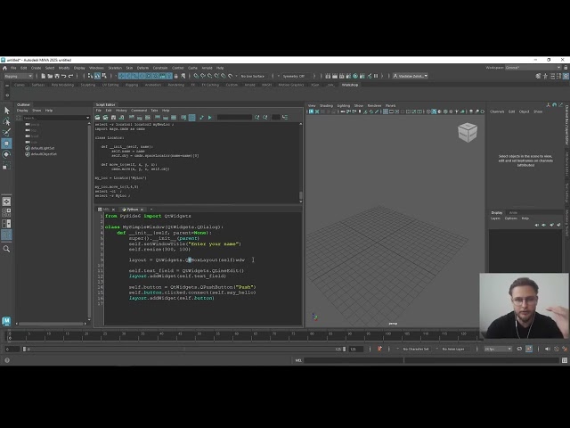 04.PySide6. Maya Python PySide6 Worshop for Beginners