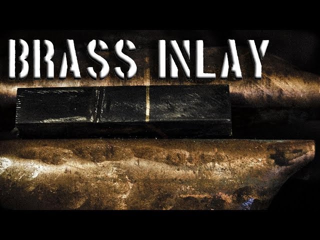 Brass Inlay in Steel // Metal Inlay Techniques: Brass Inlay in Metal  Tutorial