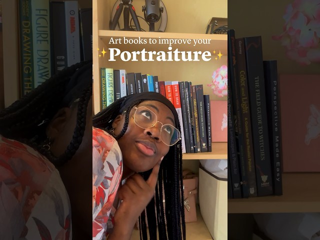 ART BOOKS to improve your PORTRAITURE 📖📚📕 #portraitdrawing  #portraiture