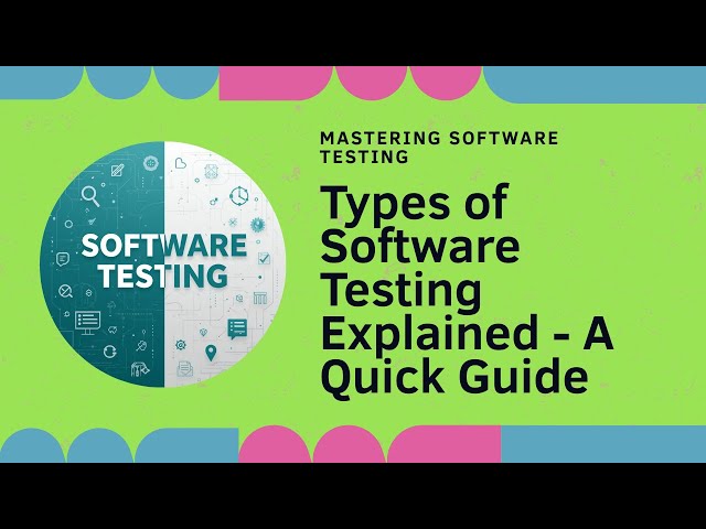 Types of Software Testing Explained | A Quick Guide #SoftwareTesting #QATesting #ManualTesting