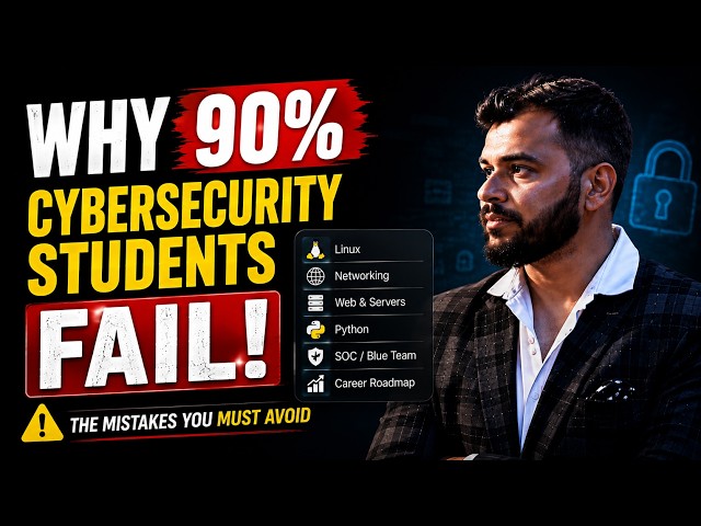 Why 90% of Cyber Security Students Fail? | hacker vlog