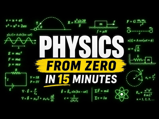 Physics Explained From Zero in 15 Minutes