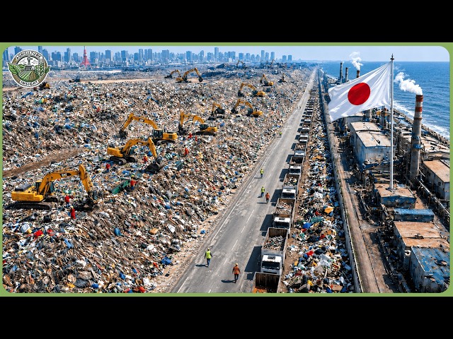 Inside Japan’s Biggest Waste Recycling System – 38 Million Tons Collected & Processed Each Year
