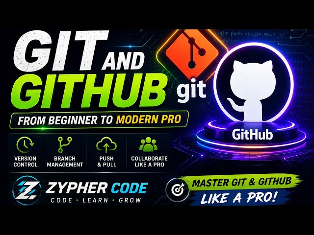  (SEO Friendly):Git & GitHub Masterclass for Beginners 🔥 | Complete Git Tutorial 2026 | Zypher Code