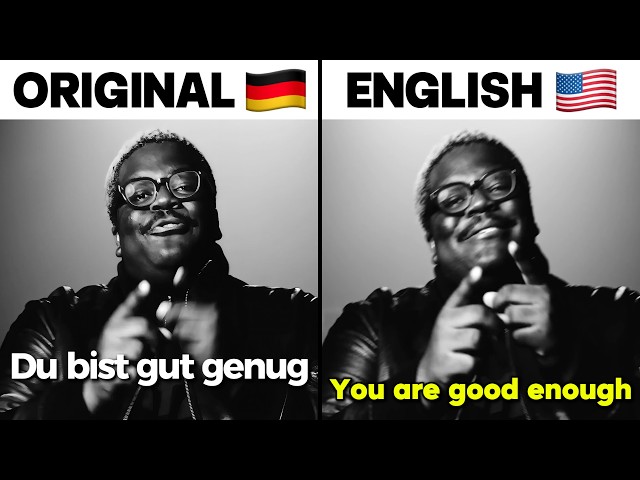 Du Bist Gut Genug Meme Original vs English Version