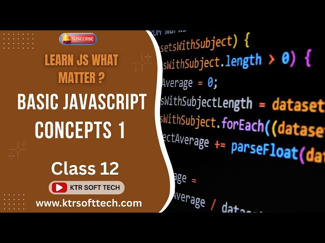 JavaScript Basics – Class 1 | Introduction to JavaScript & Core Fundamentals | Frontend Internship