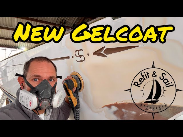 New Gelcoat over Old - Preparing the S&S34 hull to give it a long-lasting factory finish