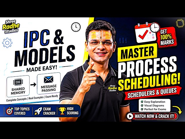 Inter Process Communication (IPC) & Process Scheduling.  Operating Systems Complete Guide