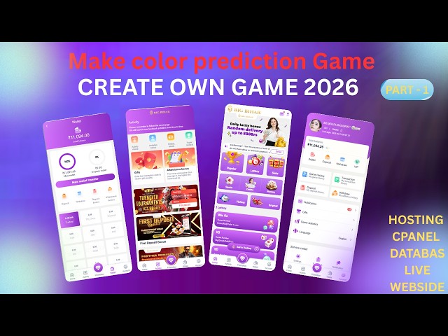 How to create colour prediction game how to create own colour prediction website@Mojid360Solution