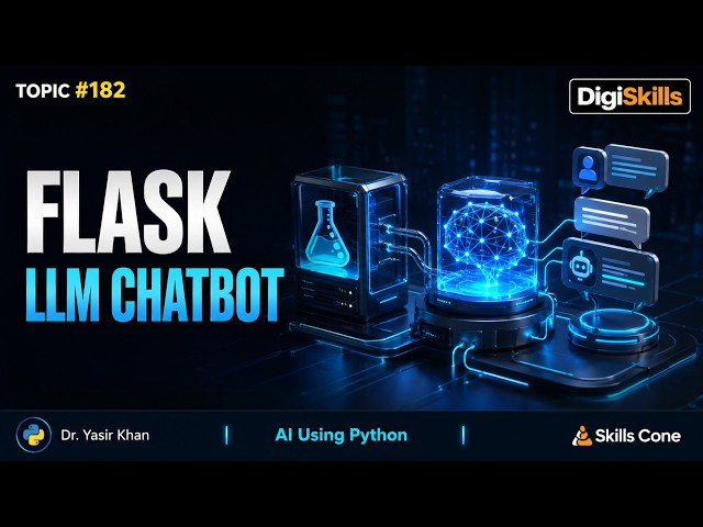 Deploying LLM Chatbot with Flask | Artificial Intelligence using Python Topic #182 - Skills Cone