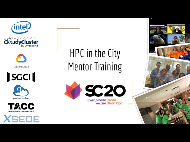 [HPC in the City] Hackathon Mentor Training