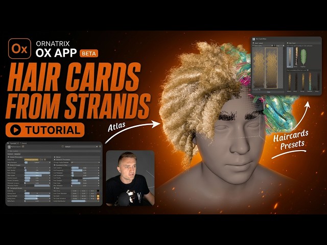 How to Create Hair Cards with Ornatrix App Beta (Step by Step)
