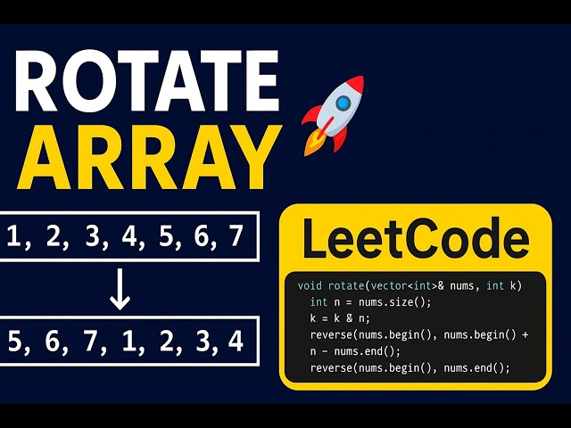 Rotate Array LeetCode Solution | Coding Interview Question Explained #leetcode #interview
