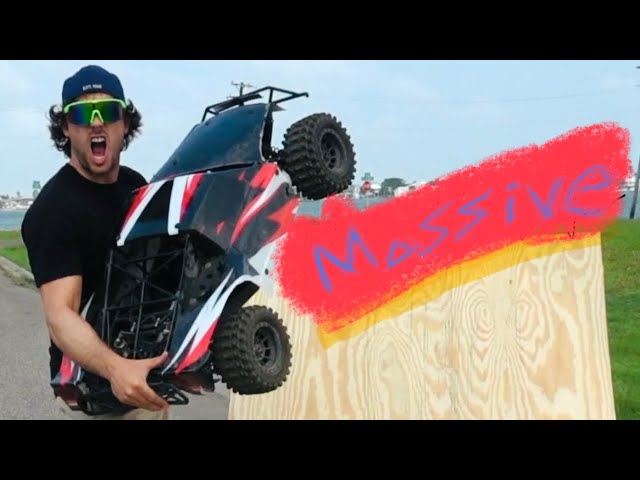 Big RC Car World Record Jumps!!!! 1/5th Scale!!!