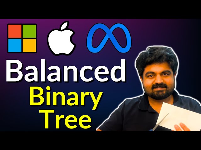 Balanced Binary Tree | LeetCode 110 (Easy)