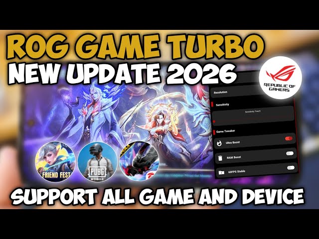 Rog game turbo new update 2026💯 support all game and device 
