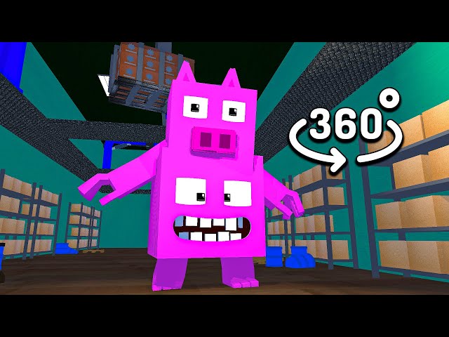 Chef Pigster Boss Fight - Minecraft 360° VR Animation (Garten of Banban 3)