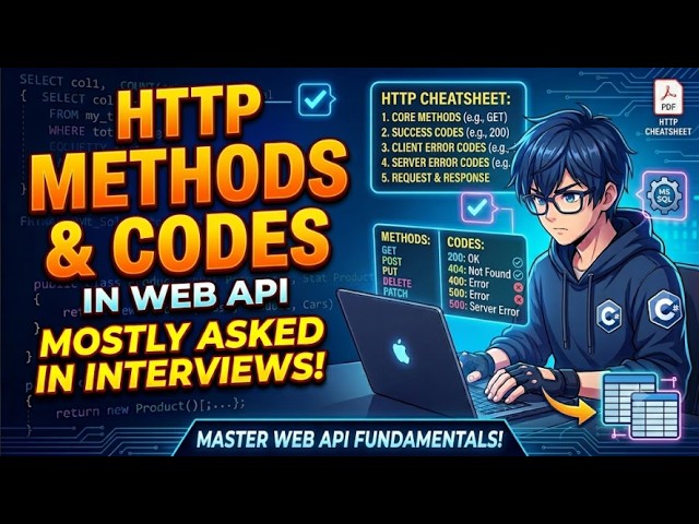 HTTP Response Codes Explained 💻 | Web API Interview Questions 🚀 | 200, 404, 500 & More