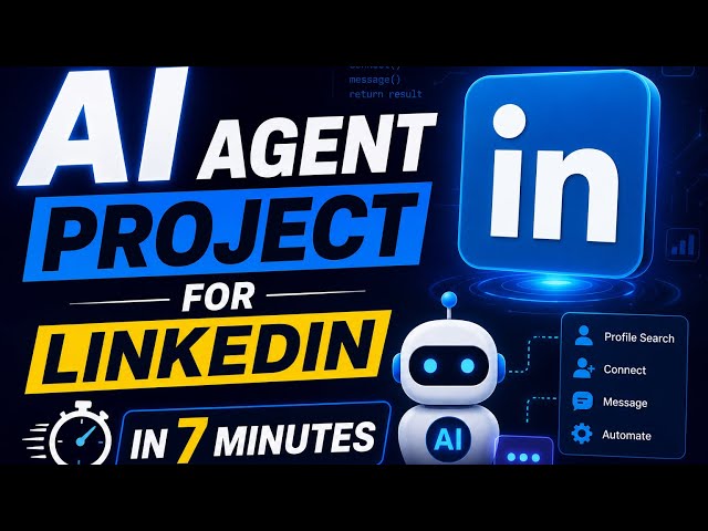 How to build an Ai agent for Linkedin| AI python Project agentic AI