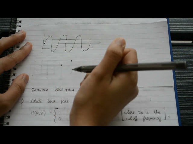 Frequency domain filtering in image processing - Low pass and High pass filters