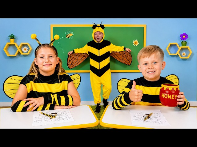 Bee School! Kids Learn How Bees Make Honey