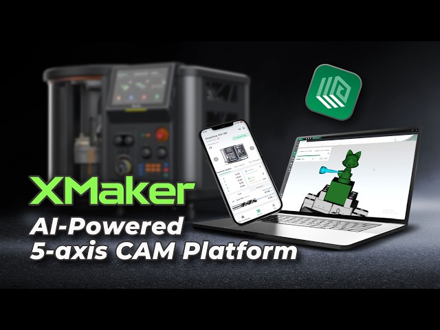 XMaker: CNC Without the Programming | Auto Toolpaths, Zero G‑Code