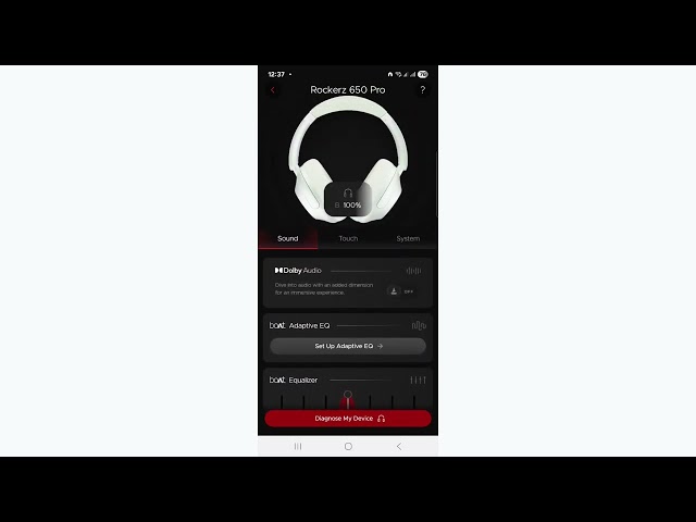 boAt Rockerz 650 Pro inside Hearables App