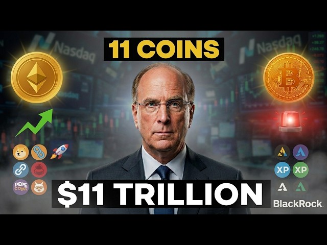 BlackRock CEO Larry Fink is going all in on crypto! (11 Coins)