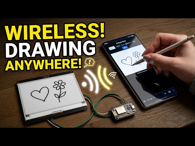Your Phone Can Control an E-ink Display Like This?