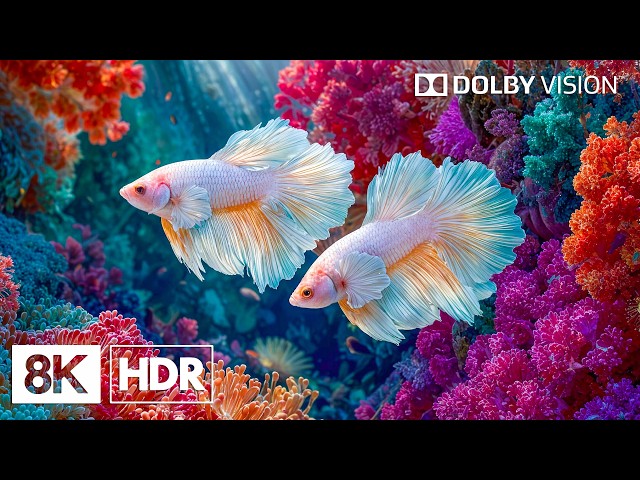 Serene Ethereal Marine Creatures in 8K HDR | Dolby Vision™