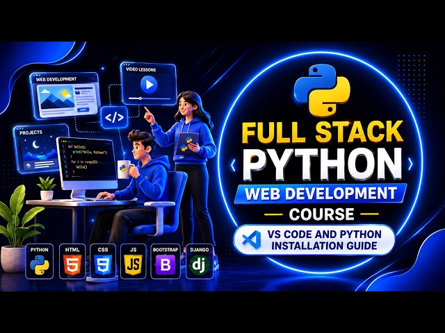 Download & Install VS Code | Python for Full Stack Web Development Course Series |