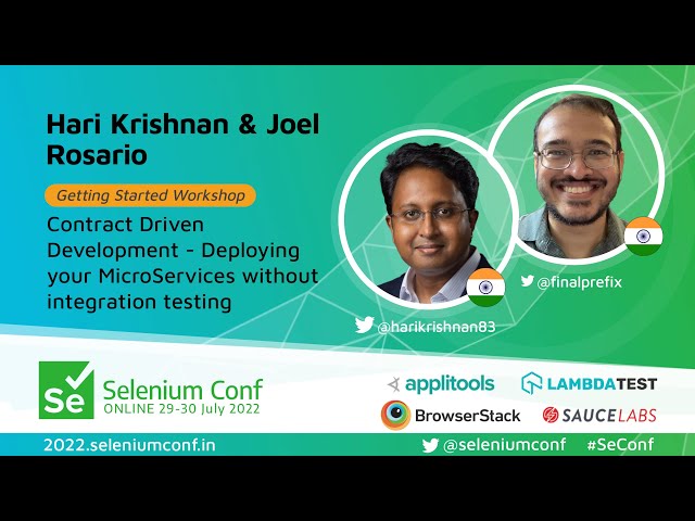 Contract Driven Development-Deploying MicroServices Without Integration Testing-Hari & Joel #SeConf