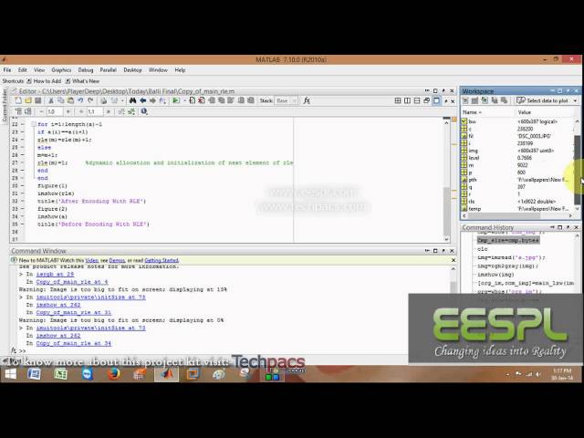 RLE based image encoding and decoding | RLE image compression (latest Project 2020)