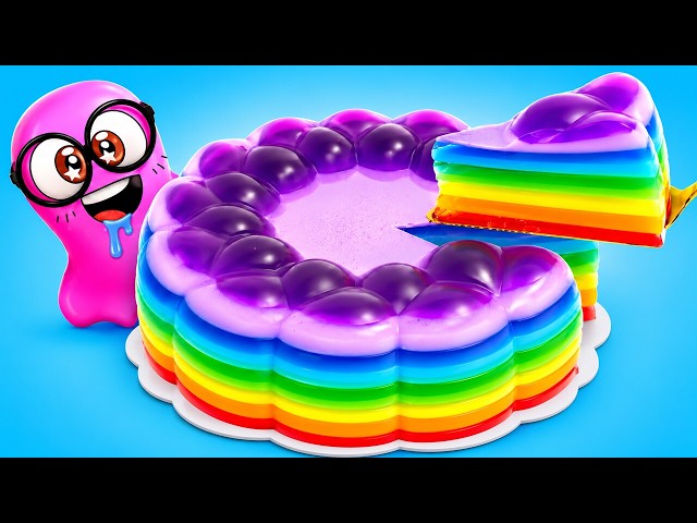 We Made the Coolest Rainbow Jello Desserts